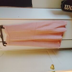 cotton skirt and sweater